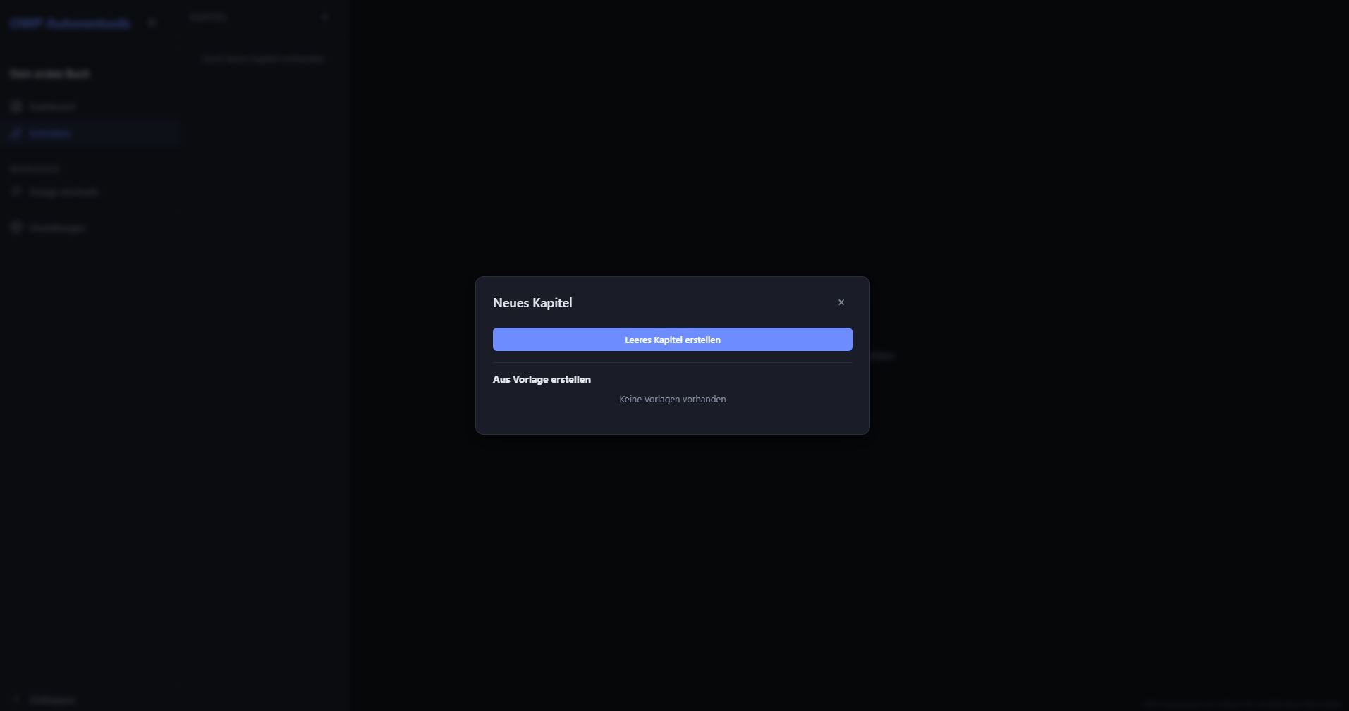 Kapitelerstellung